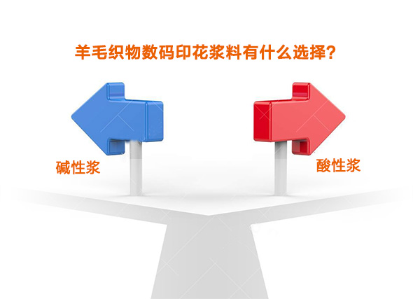 羊毛(máo)織物數(shù)碼印花漿料(liào)有什麽選(xuǎn)擇
