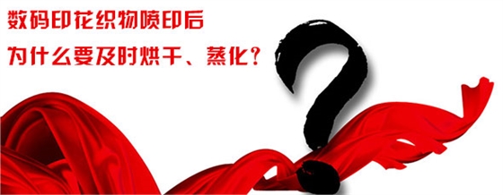 數(shù)碼印花(huā)織(zhī)物噴(pēn)印後爲什麽要及時(shí)烘幹(gàn)、蒸化？